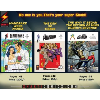SHAKTI COMICS SET 4 - ENGLISH 